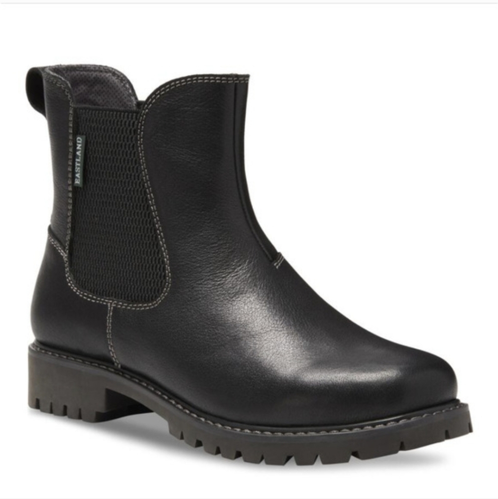 Eastland Ida Chelsea Boots Leather Black 7.5